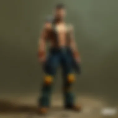Character Wearing Raiders Pants A character in the Fallout universe wearing Raiders Pants
