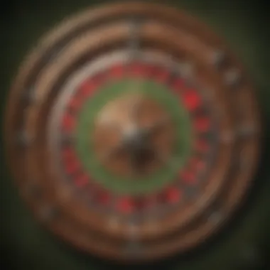 Visualization of house edge concept in a roulette game