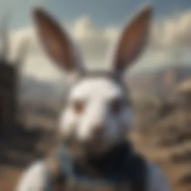 Symbolic representation of bunny ears within Fallout's narrative context