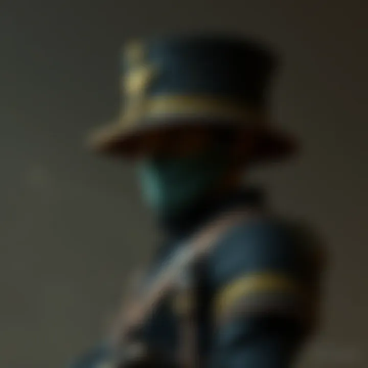 A character in Fallout wearing a raider hat, emphasizing player identity.