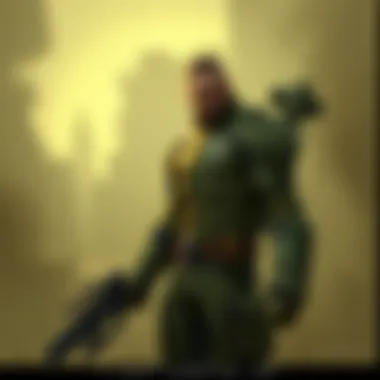 Iconic Character Design in Fallout An iconic character from the Fallout universe showcasing the distinct art style