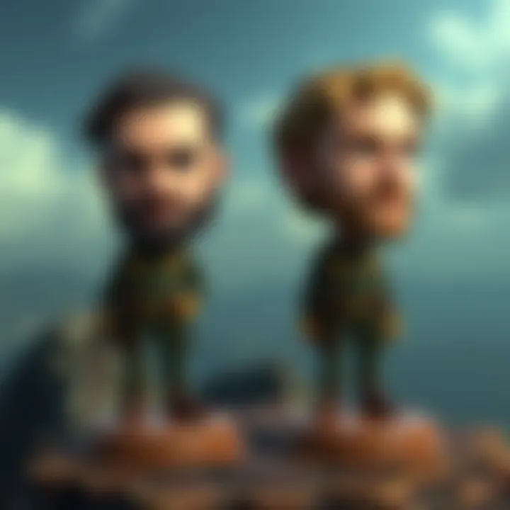 Crafting Custom Bobbleheads Custom bobblehead workshop with designs and materials