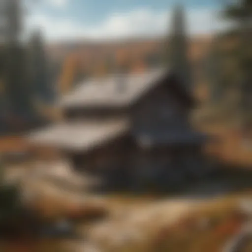 A picturesque cabin nestled among the trees of Dolly Sods.