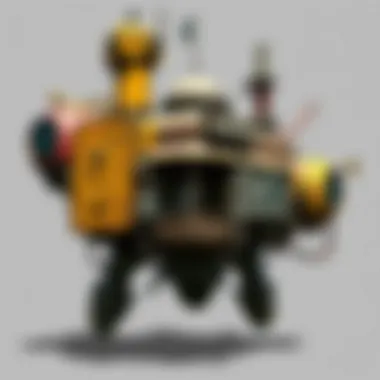 Locations of Junk Stations Map highlighting important junk station locations within the game