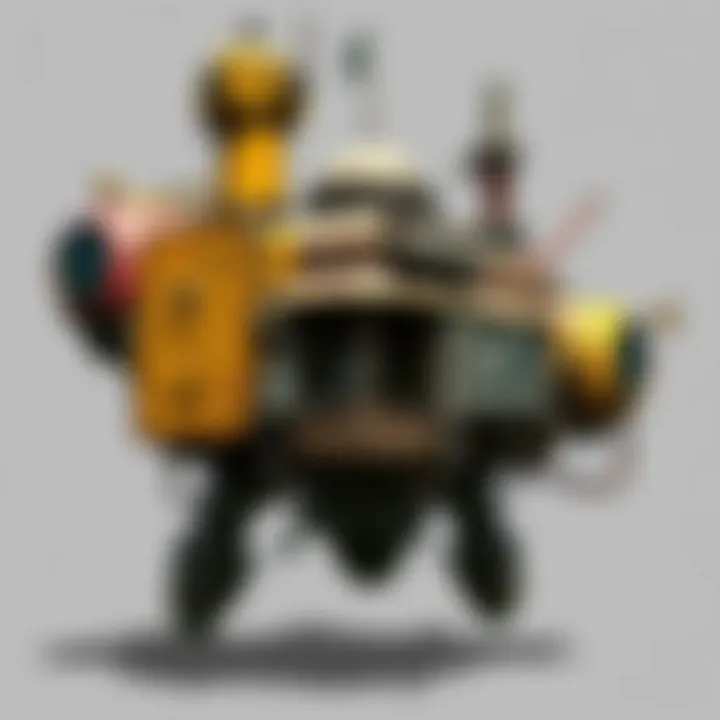 Locations of Junk Stations Map highlighting important junk station locations within the game