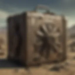 Detailed view of the Fallout Box showcasing its unique design elements.