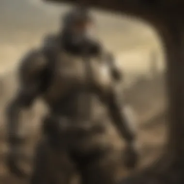 Character Reflection in the Fallout Narrative A character reflecting on their journey within the Fallout world