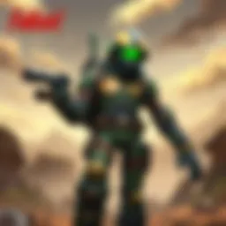 A captivating scene from a Fallout streaming session showcasing gameplay