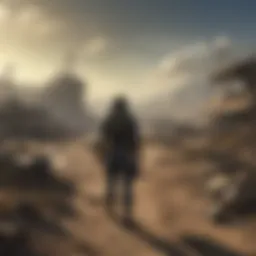 A visual representation of the post-apocalyptic world in Fallout