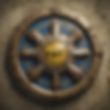 A visual representation of the iconic Vault-Tec logo