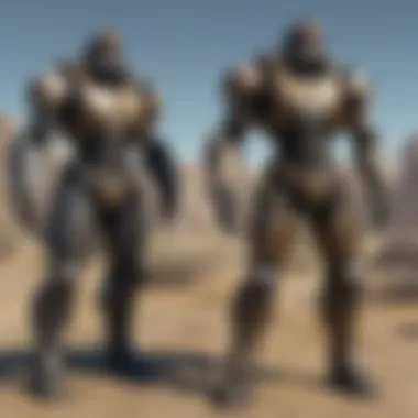 Paladin Danse: A Brotherhood Sentinel Paladin Danse in combat-ready armor, showcasing his dedication to the Brotherhood of Steel