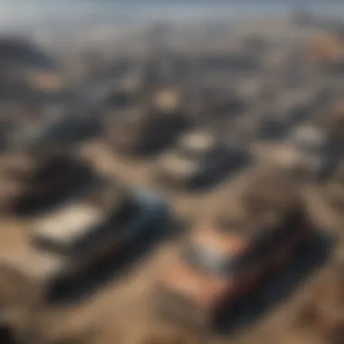 Panoramic View of the Commonwealth Junkyard A panoramic view of the Commonwealth junkyard showcasing its vastness and decay.