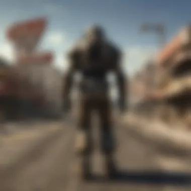 Key Locations in Fallout's Vegas Strip Detailed map highlighting key locations in Fallout's Vegas Strip