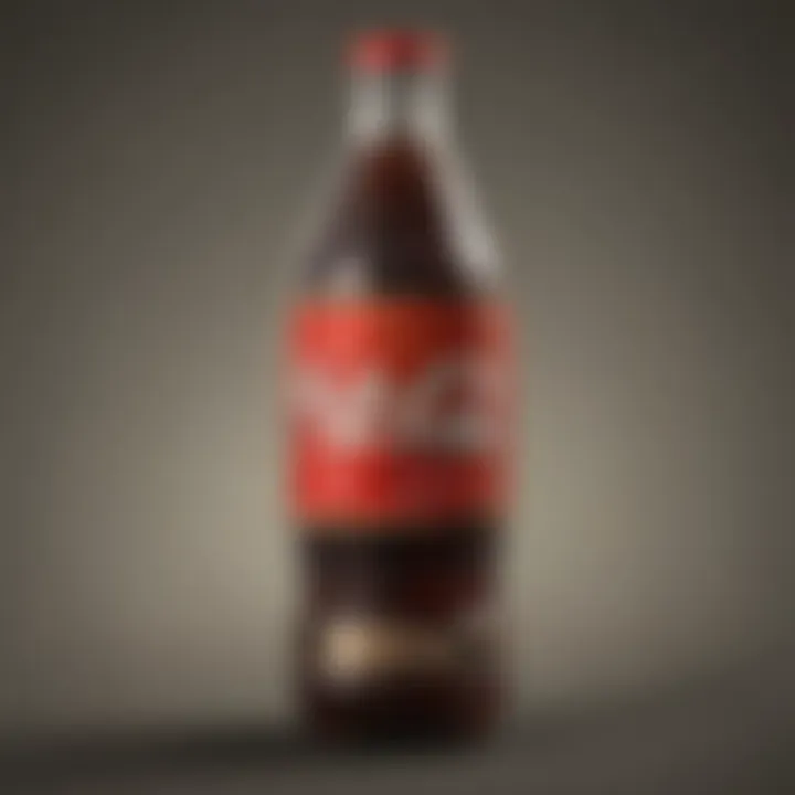 Nuka Cola bottle design showcasing vibrant branding