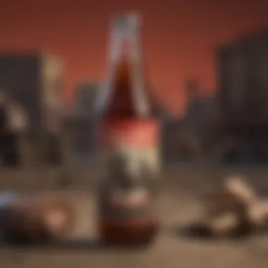 Nuka Cola collectibles arranged artistically