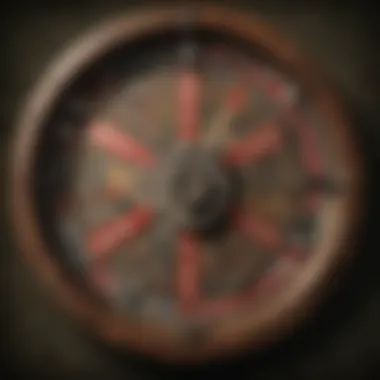 Wheel of Probabilities Conceptual illustration of a roulette wheel with probability numbers