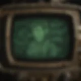 The Pip-Boy interface showcasing its holographic display