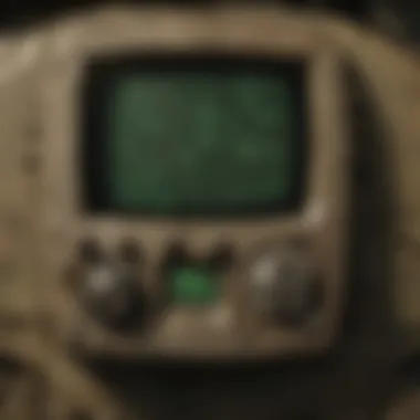 Detailed view of the inventory management screen on the Pip-Boy