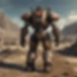 The ominous Scorch Marker in a desolate landscape