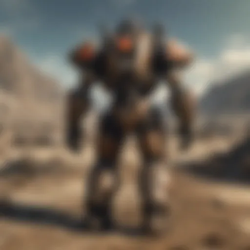 The ominous Scorch Marker in a desolate landscape
