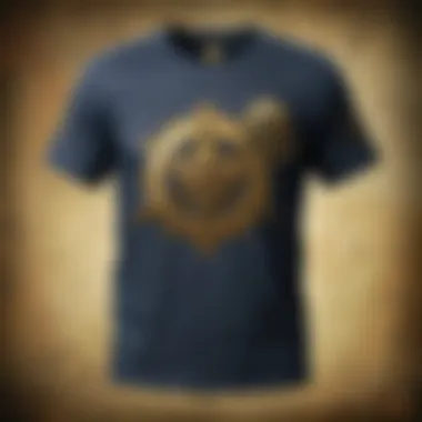 Vault Tec Shirt in Post-Apocalyptic Style Artistic representation of post-apocalyptic fashion featuring the Vault Tec shirt
