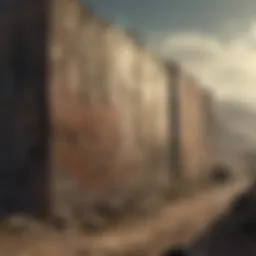An overview of the Wall Quest setting, showcasing its atmosphere and environmental details.