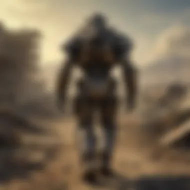 The Chaotic World of Fallout Post-apocalyptic landscape reflecting the game's themes
