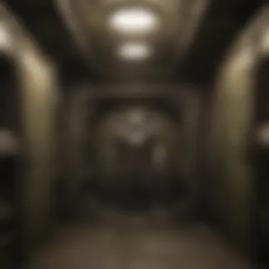 Testing Scenario Inside a Fallout Vault Illustration of a testing scenario inside a vault with unique circumstances