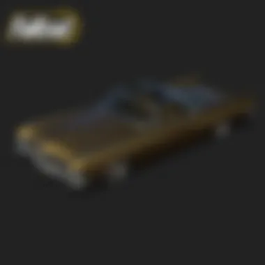 Sleek car modification within a Fallout setting