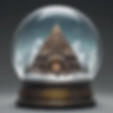 Exquisite Snow Globe with Egyptian Pyramids