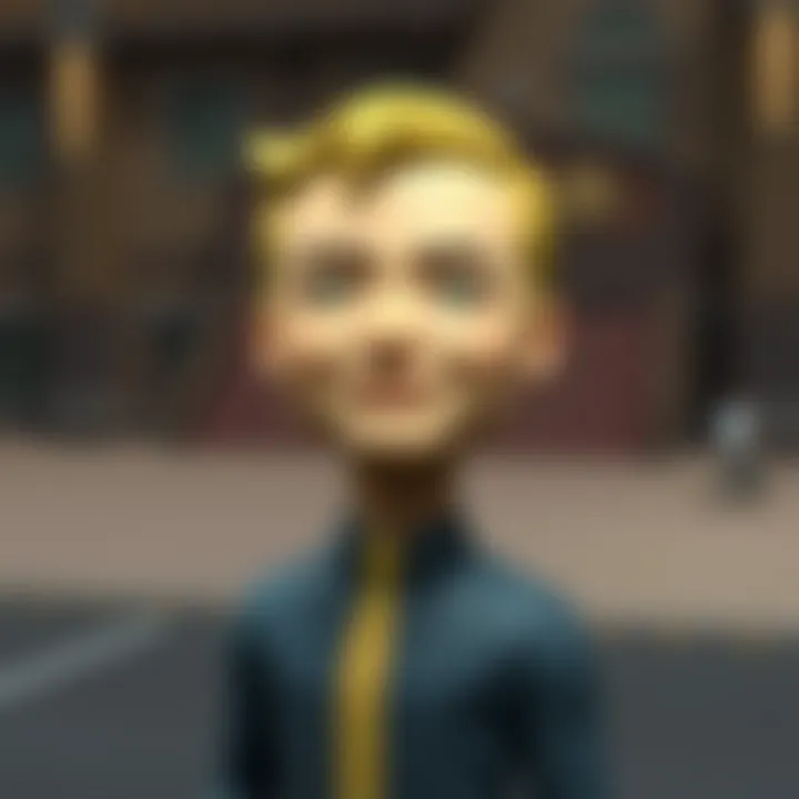 Detail of a Coveted Fallout 4 Bobblehead Close-up of a rare Fallout 4 bobblehead