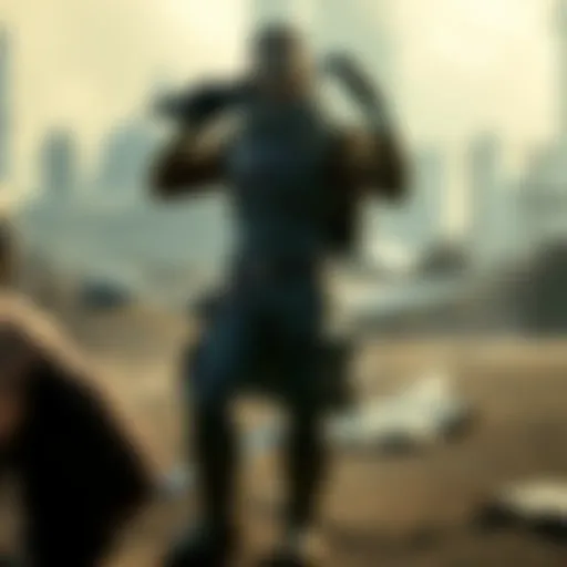 Exploring the Wasteland in Fallout 4 An expansive view of the wasteland in Fallout 4