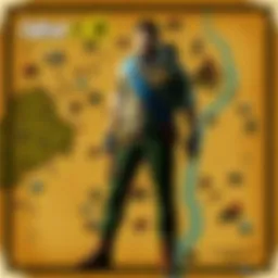 Detailed view of Fallout 76 map features