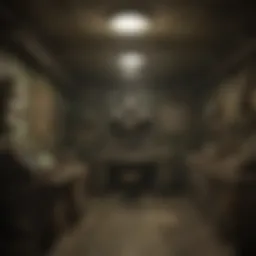 Iconic fallout shelter interior showcasing resource management