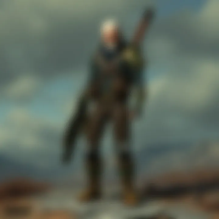 Post-Apocalyptic Landscape A panoramic view of a post-apocalyptic landscape inspired by Fallout.