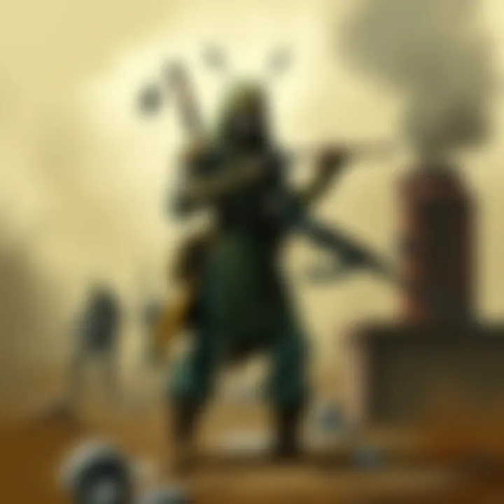 Strategic Combat in Fallout Gameplay scene highlighting strategic combat elements in Fallout.