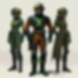 A detailed view of a Vault Suit showcasing its unique design elements.
