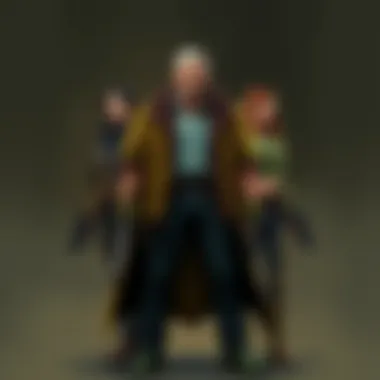 Memorable Characters in Fallout A detailed view of iconic characters from the Fallout series