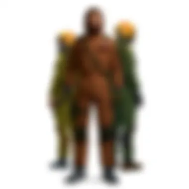 Creative Fan Interpretations of the Jumpsuit Fan art showcasing jumpsuit variations