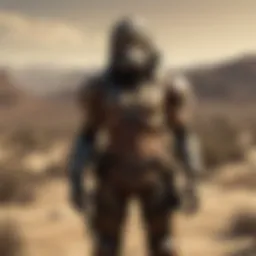 An expansive view of the Mojave Wasteland