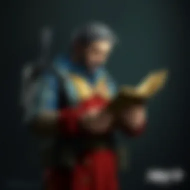 In-Game Interaction with a Scribe Log Player interacting with scribe log in-game