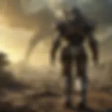 Symbolism of Post-Apocalyptic Wasteland Post-apocalyptic wasteland symbolized in the Fallout poster