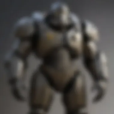 Intricately Detailed Power Armor Model Power Armor model with intricate details