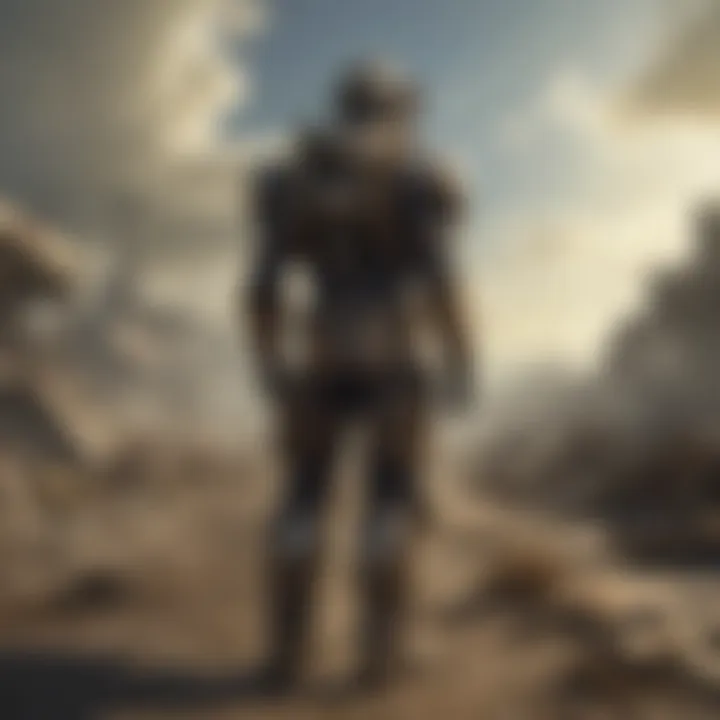 Key visual elements from the Fallout trailer showcasing the post-apocalyptic landscape.