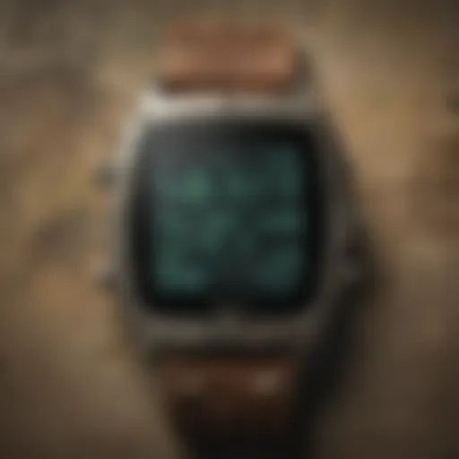 Retro Futuristic Smartwatch in Fallout Universe