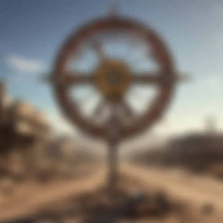 Iconic Vegas Sign in Fallout Universe