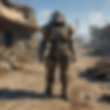 Immersive Wasteland Environment Post-apocalyptic wasteland in Fallout 4