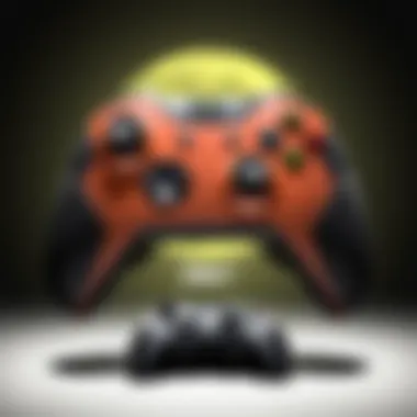 Artistic Representation of Fallout Universe on Controller Artwork depicting Fallout universe aesthetics on the controller