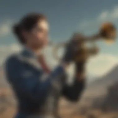 Trumpet Muse Artistic depiction of a trumpet, symbolizing the essence of 'Feels So Good'