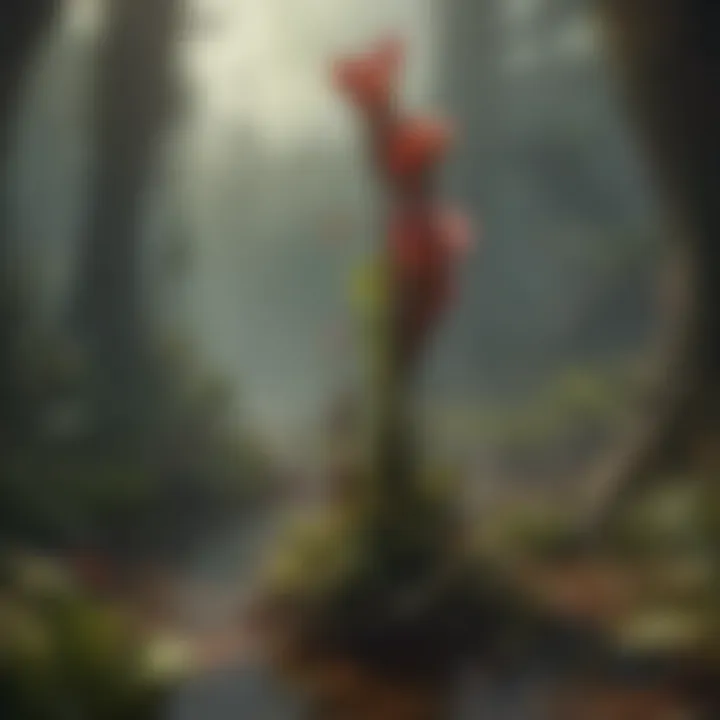 A mesmerizing portrayal of the giant pitcher plant in its natural habitat